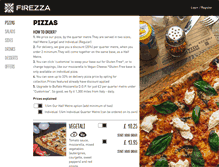 Tablet Screenshot of firezza-orders.com